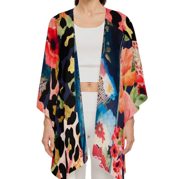 Flowers Exclusive Designed Kimono - Picture 3 of 4